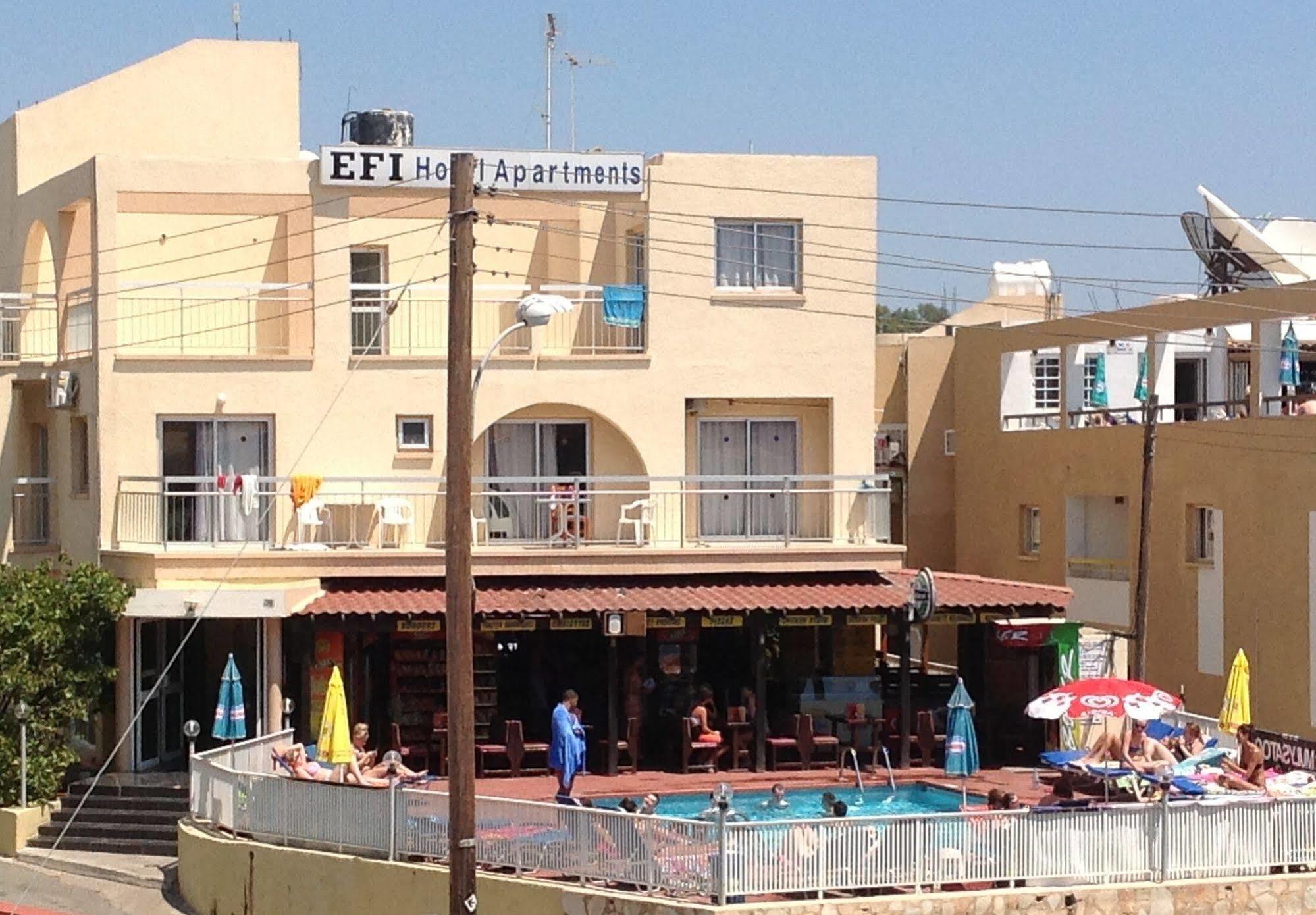 Efi Hotel Apts Agia Napa Buitenkant foto