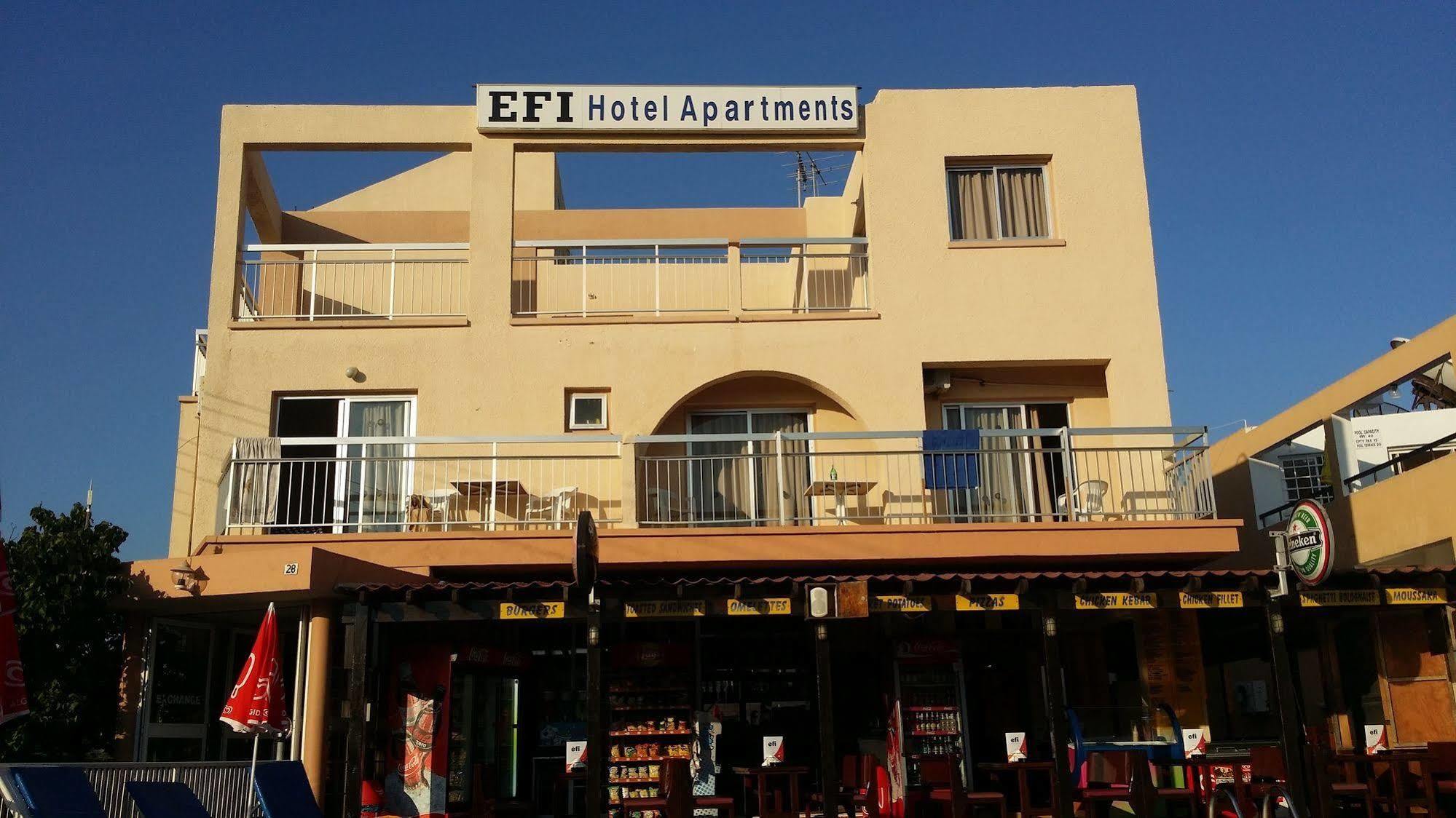 Efi Hotel Apts Agia Napa Buitenkant foto